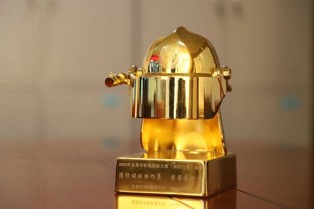 第一！股份公司鄢陽獲頒宜昌市消防設(shè)施操作員“榮譽金頭盔”(圖2)