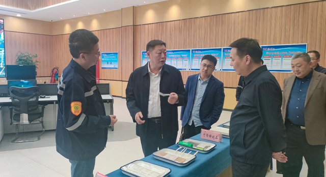 宜昌市國(guó)資委黨委書記、主任黃智華到降解新材料公司調(diào)研指導(dǎo)工作